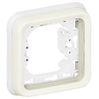 Рамка горизонтальная Legrand Plexo 1-м. с суппортом IP55 белый картинка